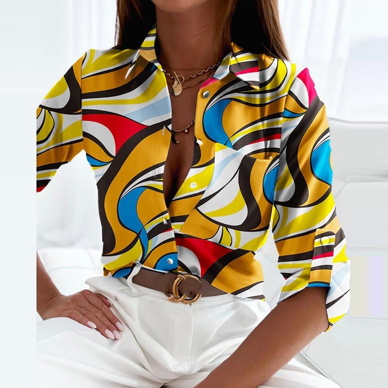 Elisa | Blusa Clásica con Cuello