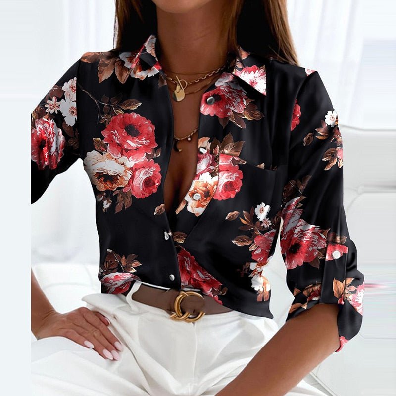Elisa | Blusa Clásica con Cuello