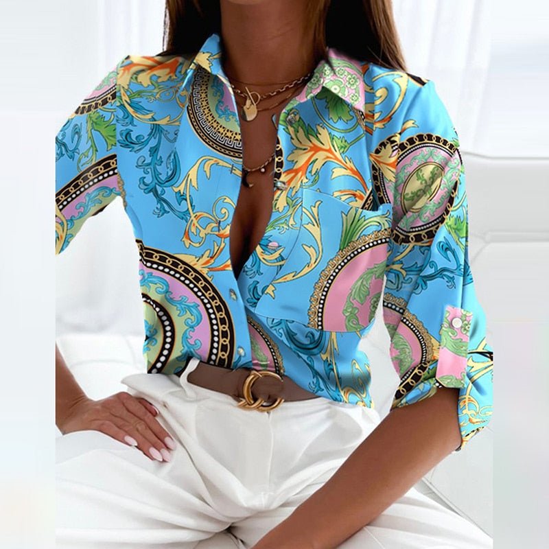 Elisa | Blusa Clásica con Cuello