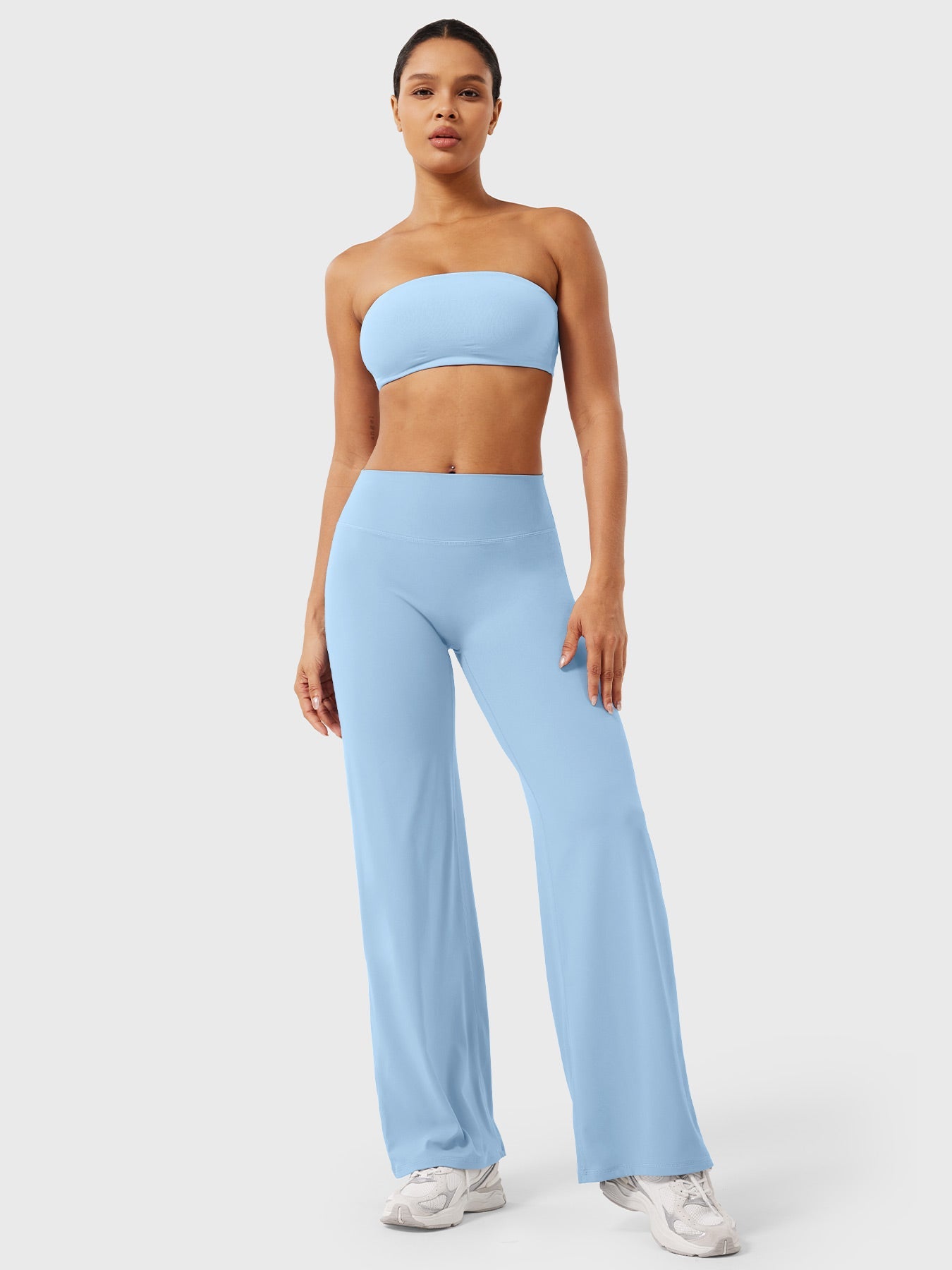 Leggins con pierna recta