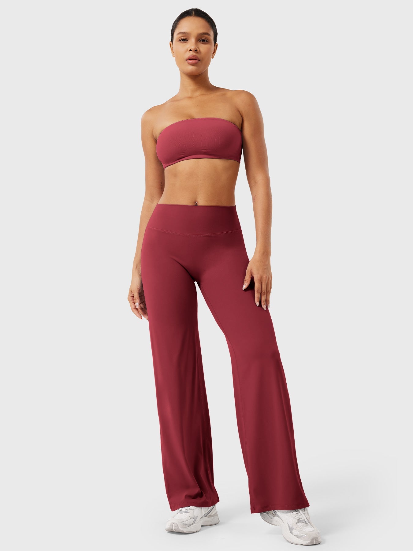Leggins con pierna recta