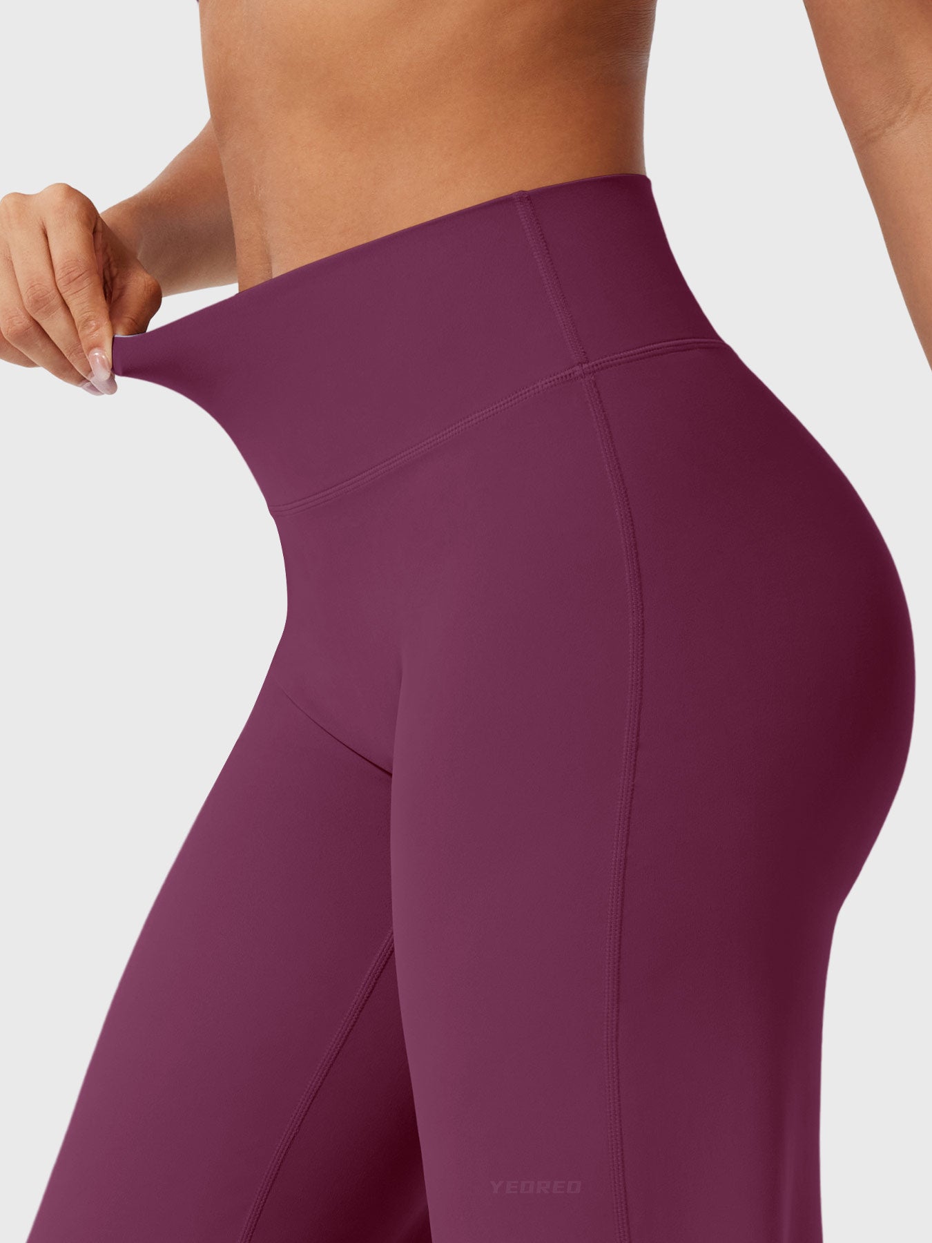 Leggins con pierna recta