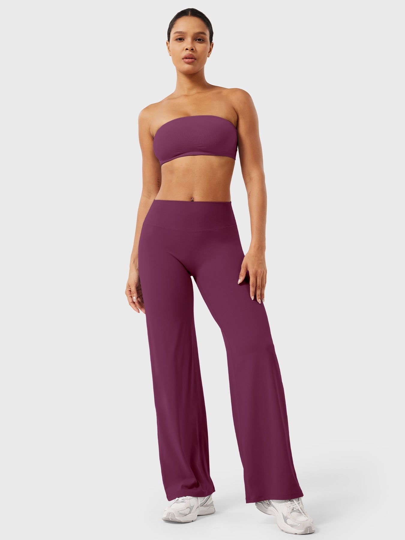 Leggins con pierna recta