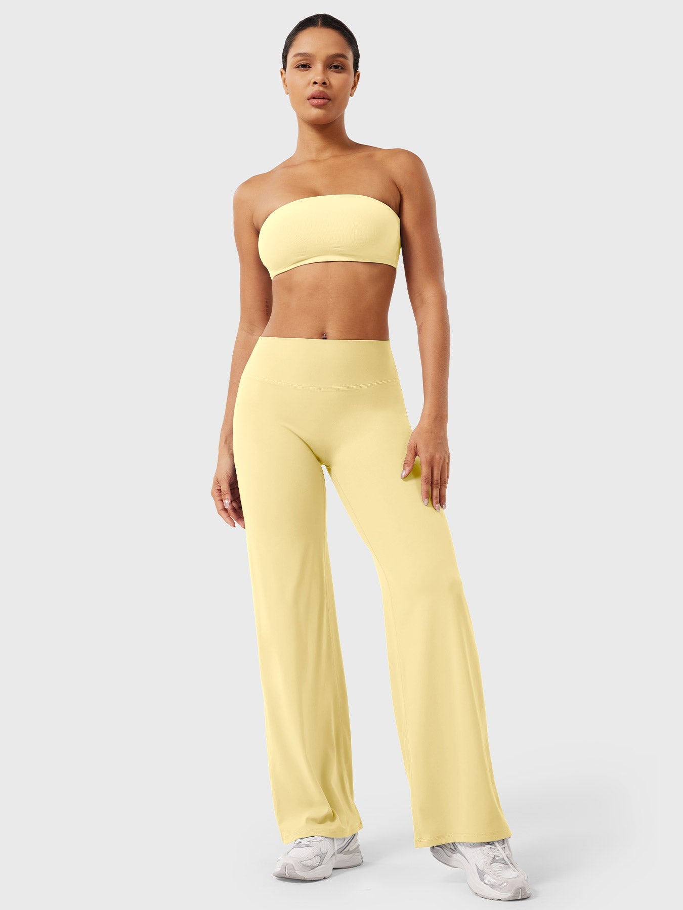 Leggins con pierna recta