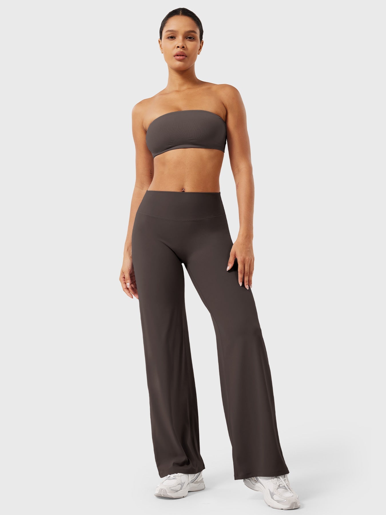 Leggins con pierna recta