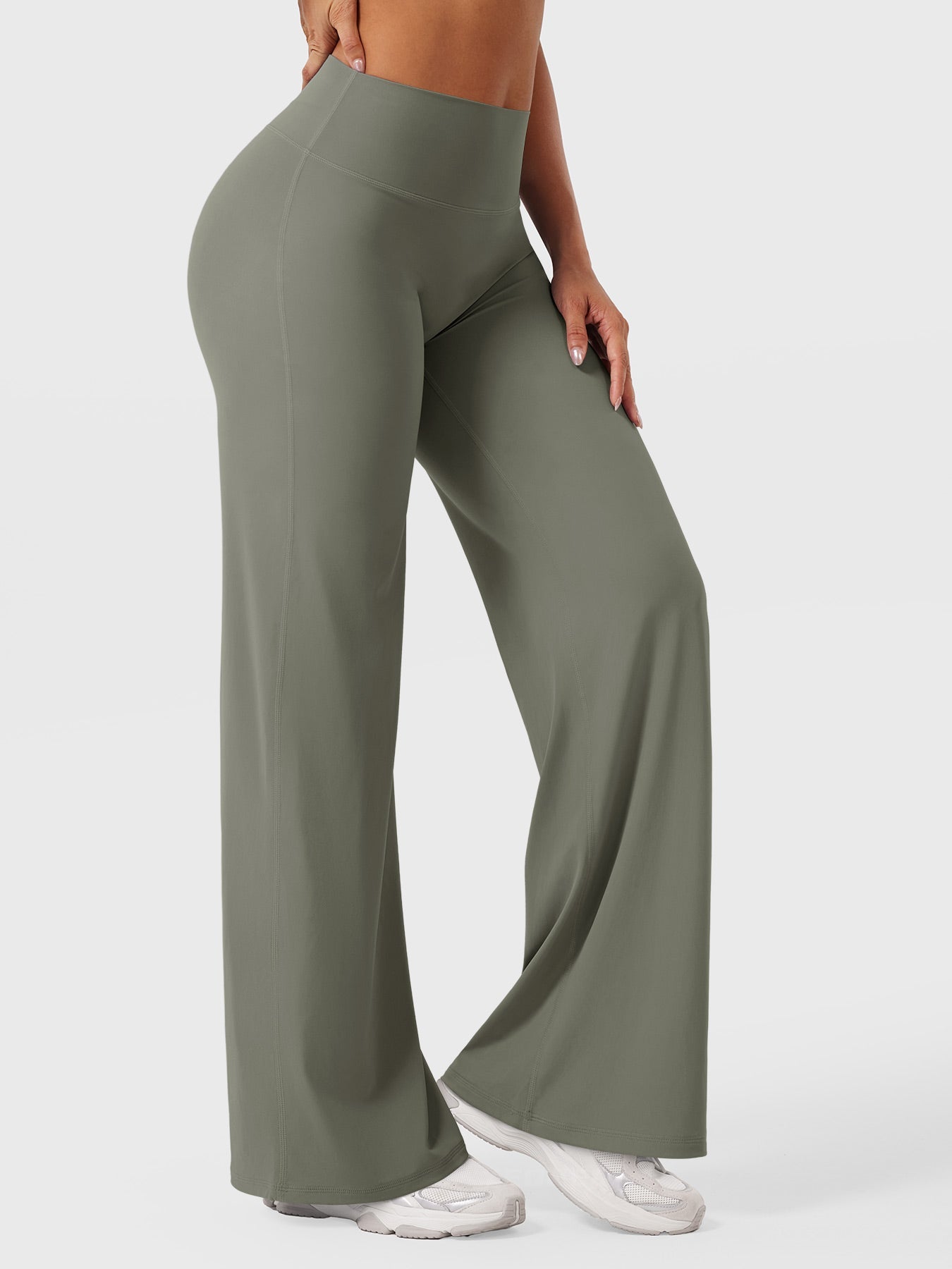Leggins con pierna recta
