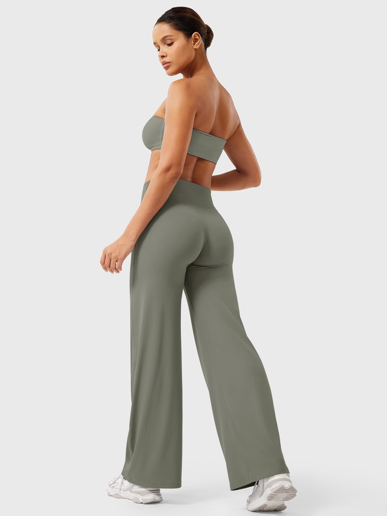 Leggins con pierna recta