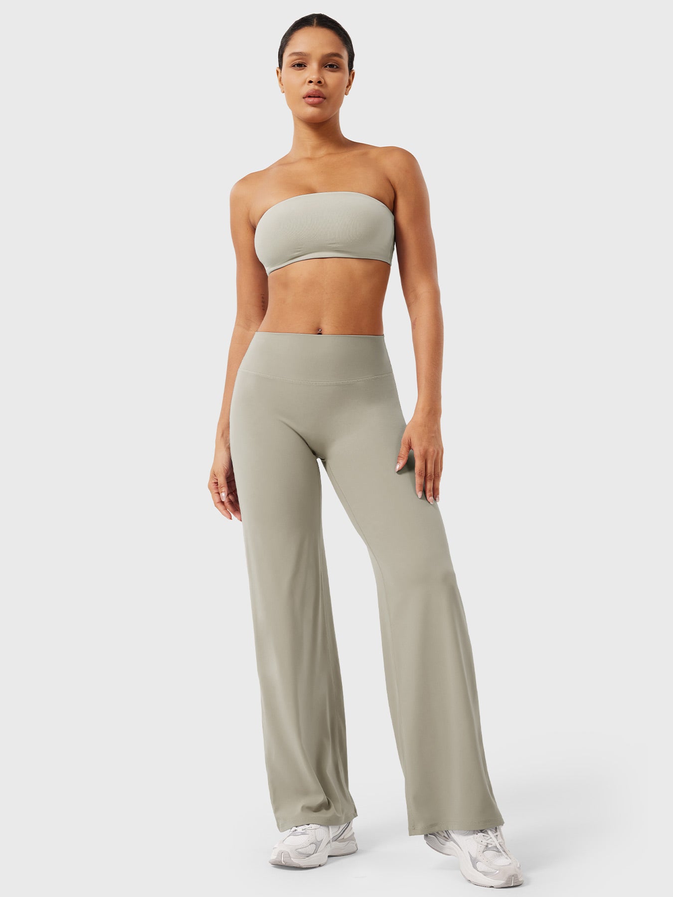 Leggins con pierna recta