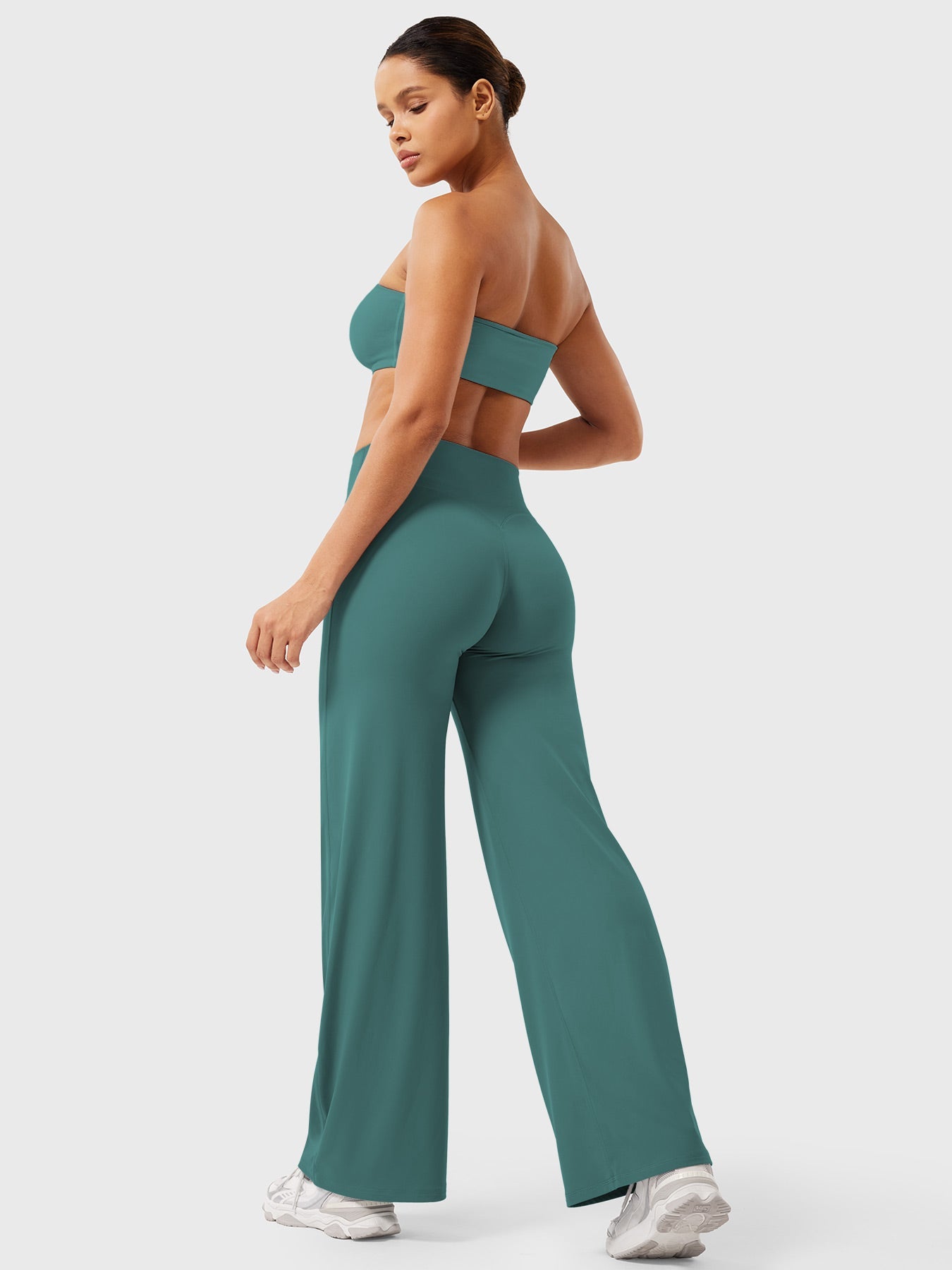 Leggins con pierna recta
