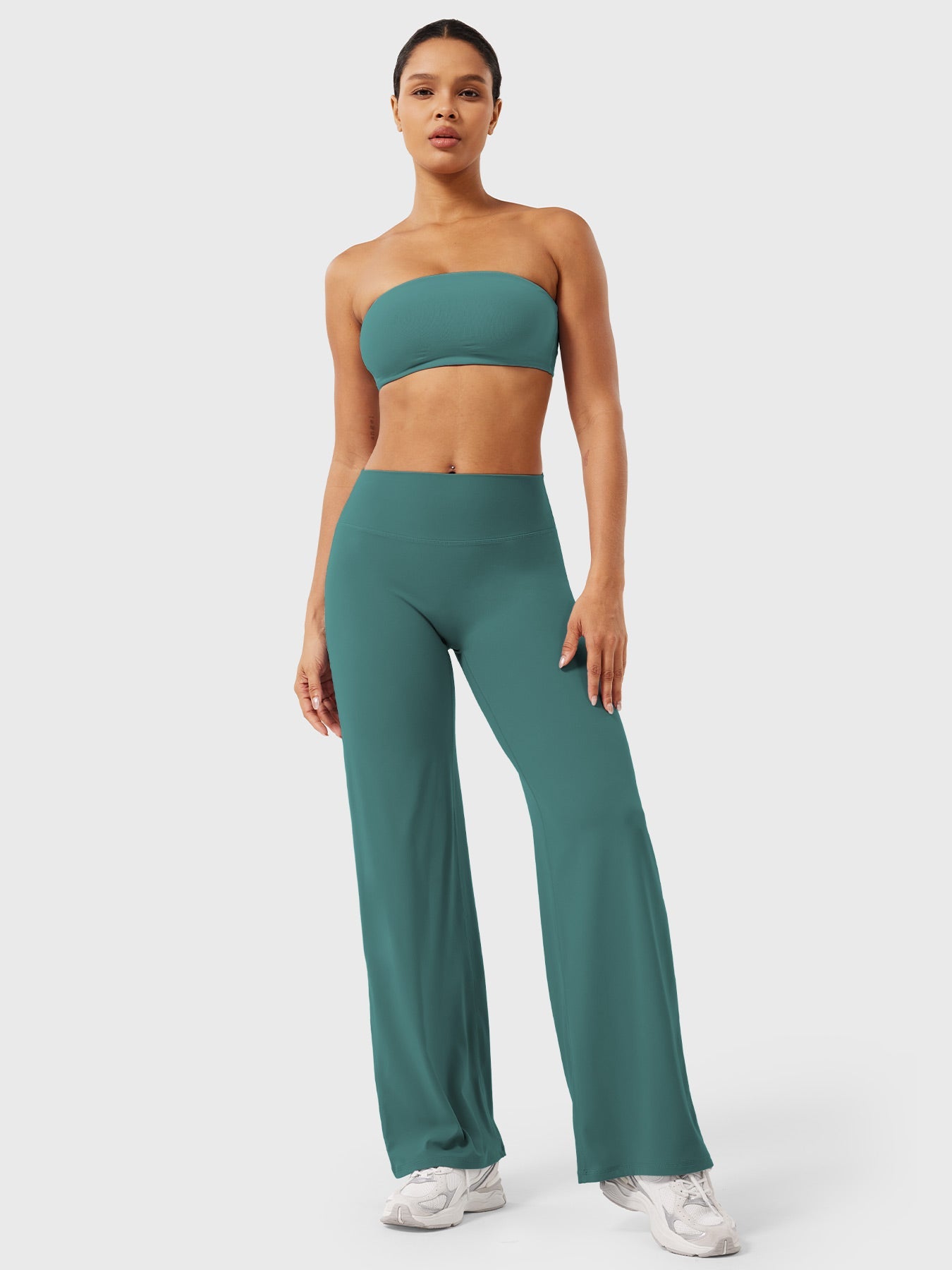 Leggins con pierna recta
