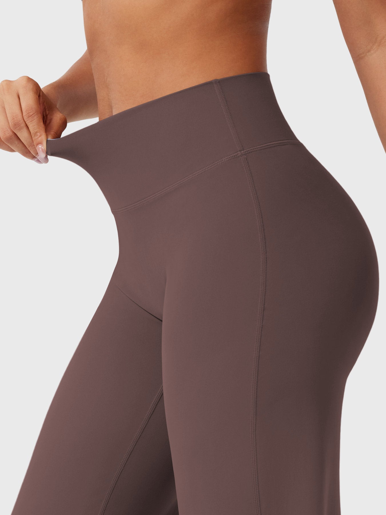 Leggins con pierna recta