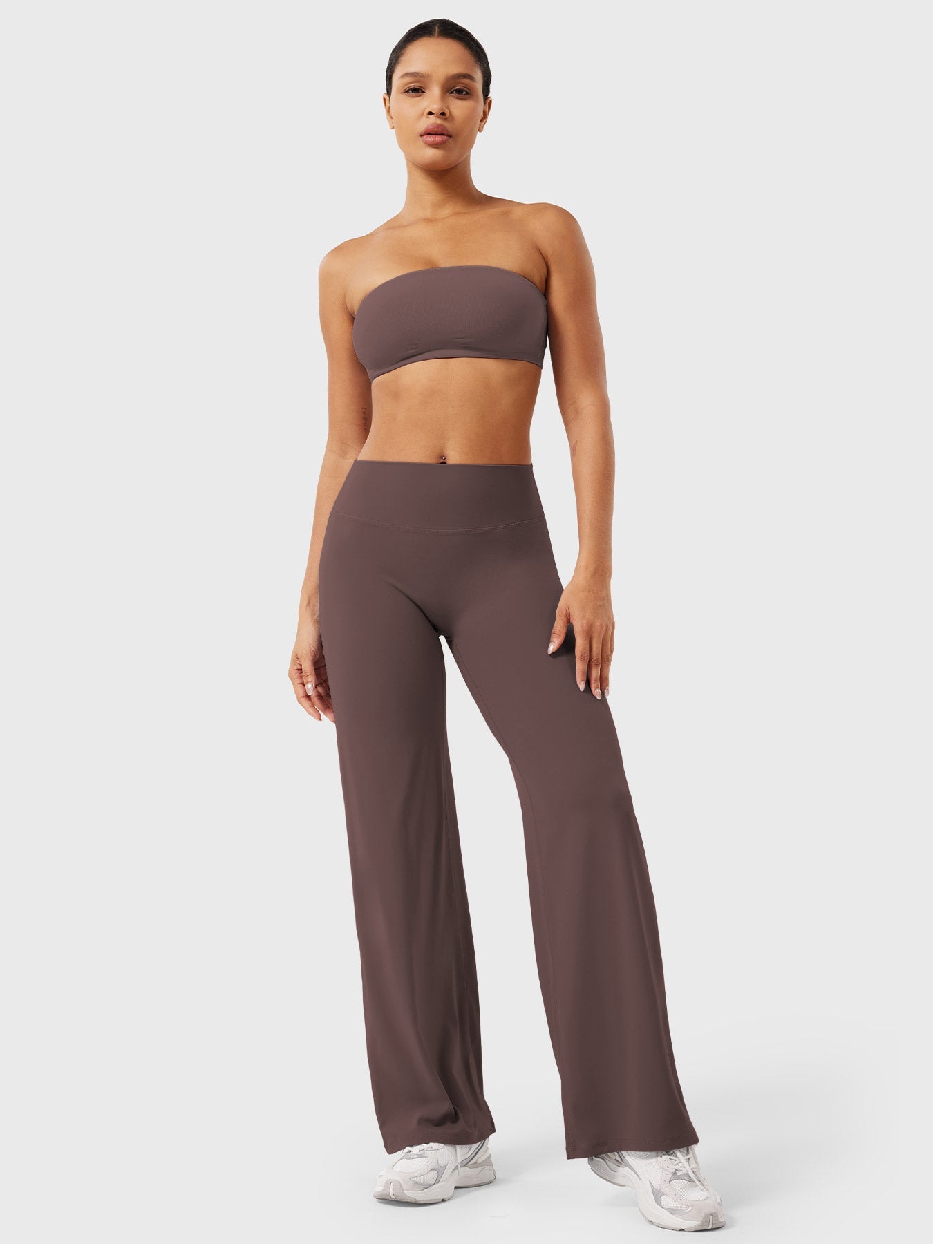 Leggins con pierna recta
