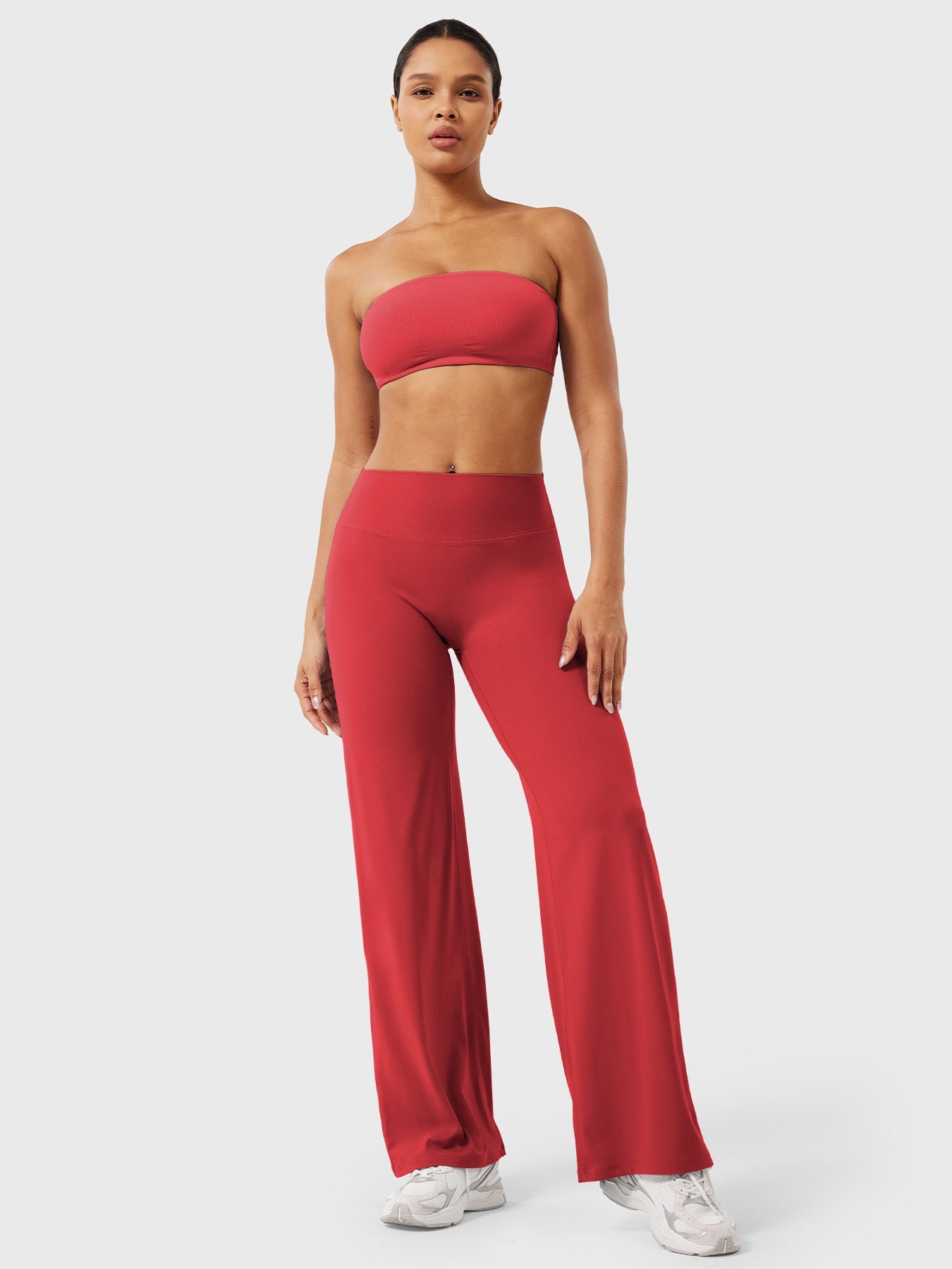 Leggins con pierna recta