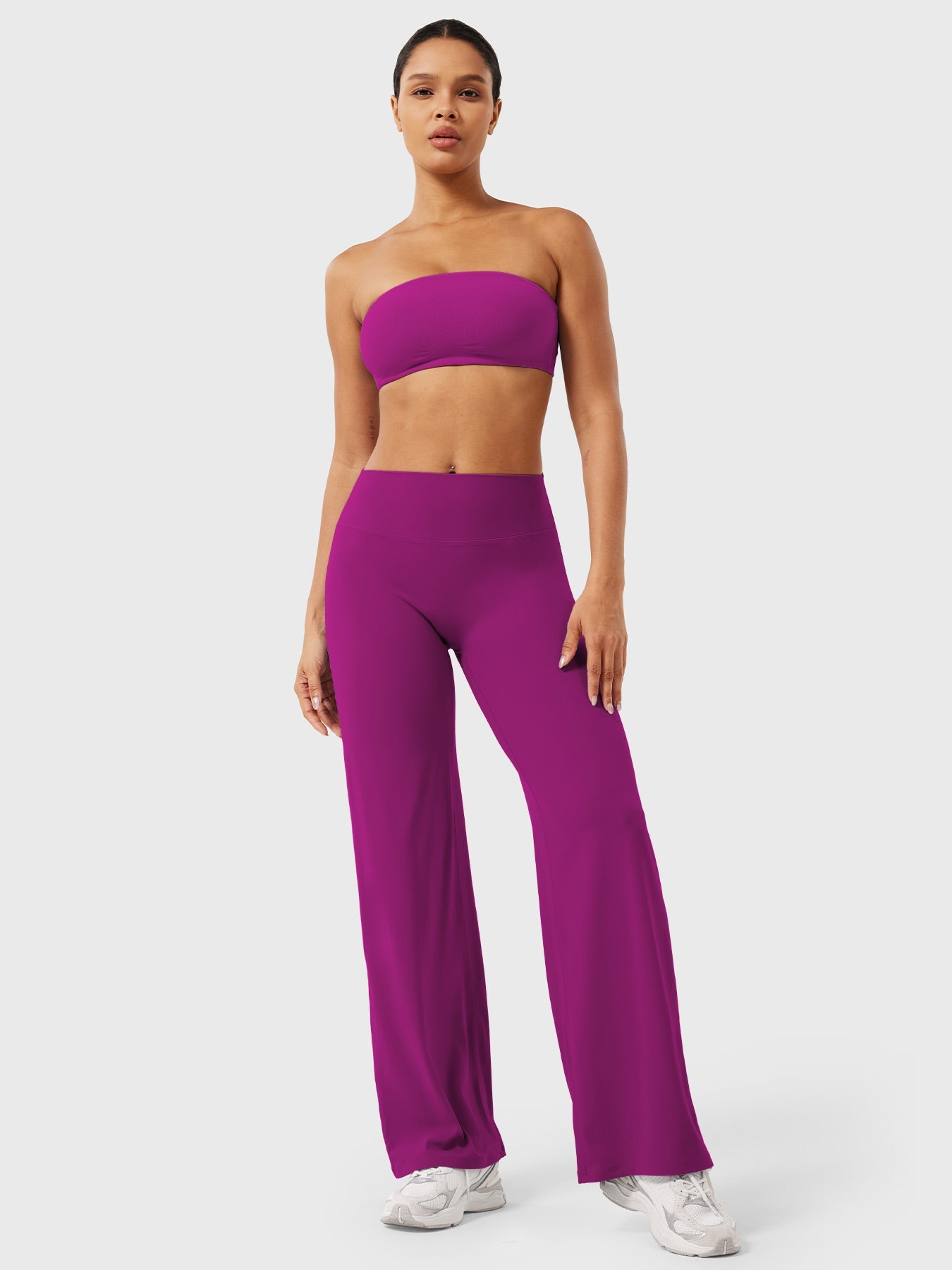 Leggins con pierna recta