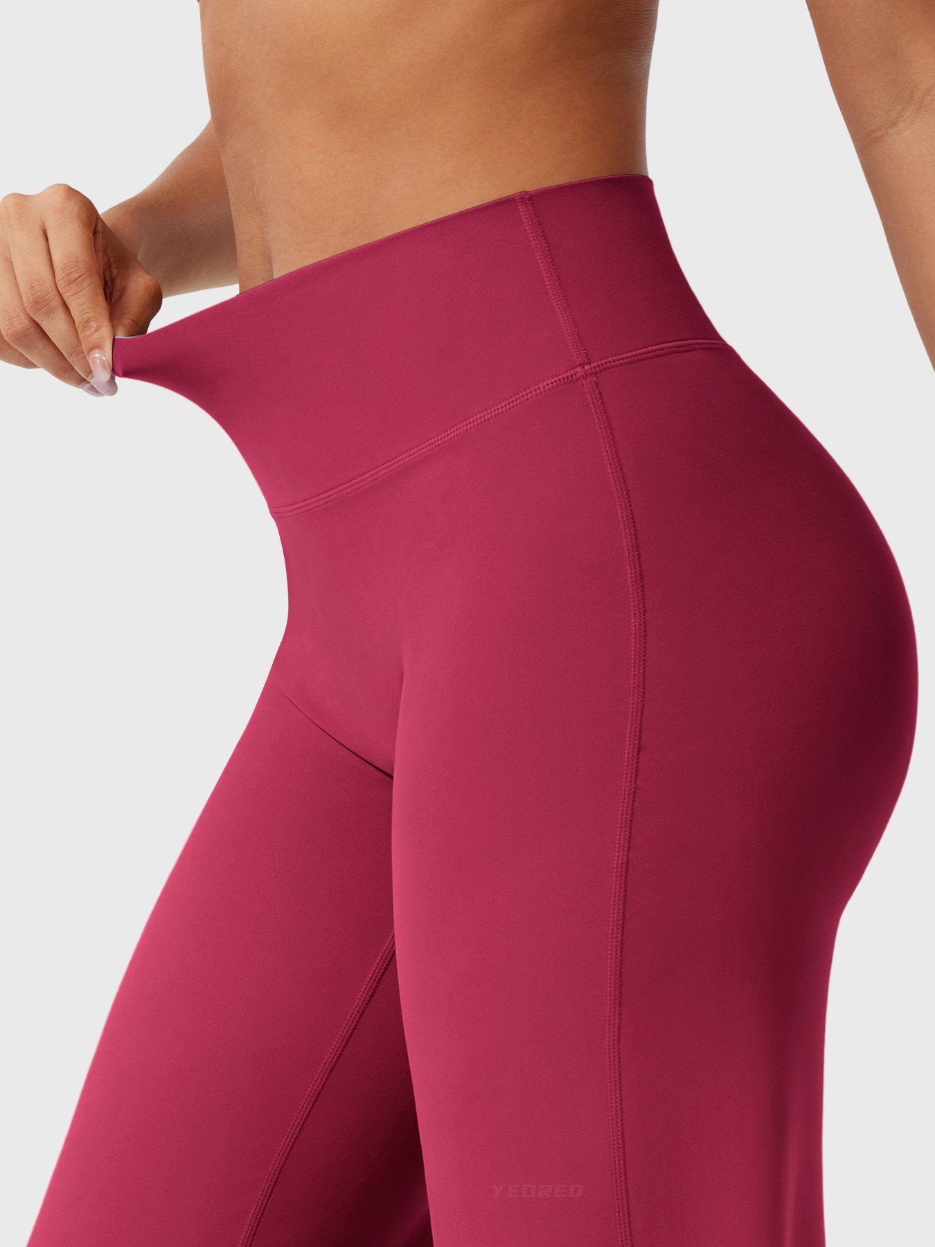 Leggins con pierna recta
