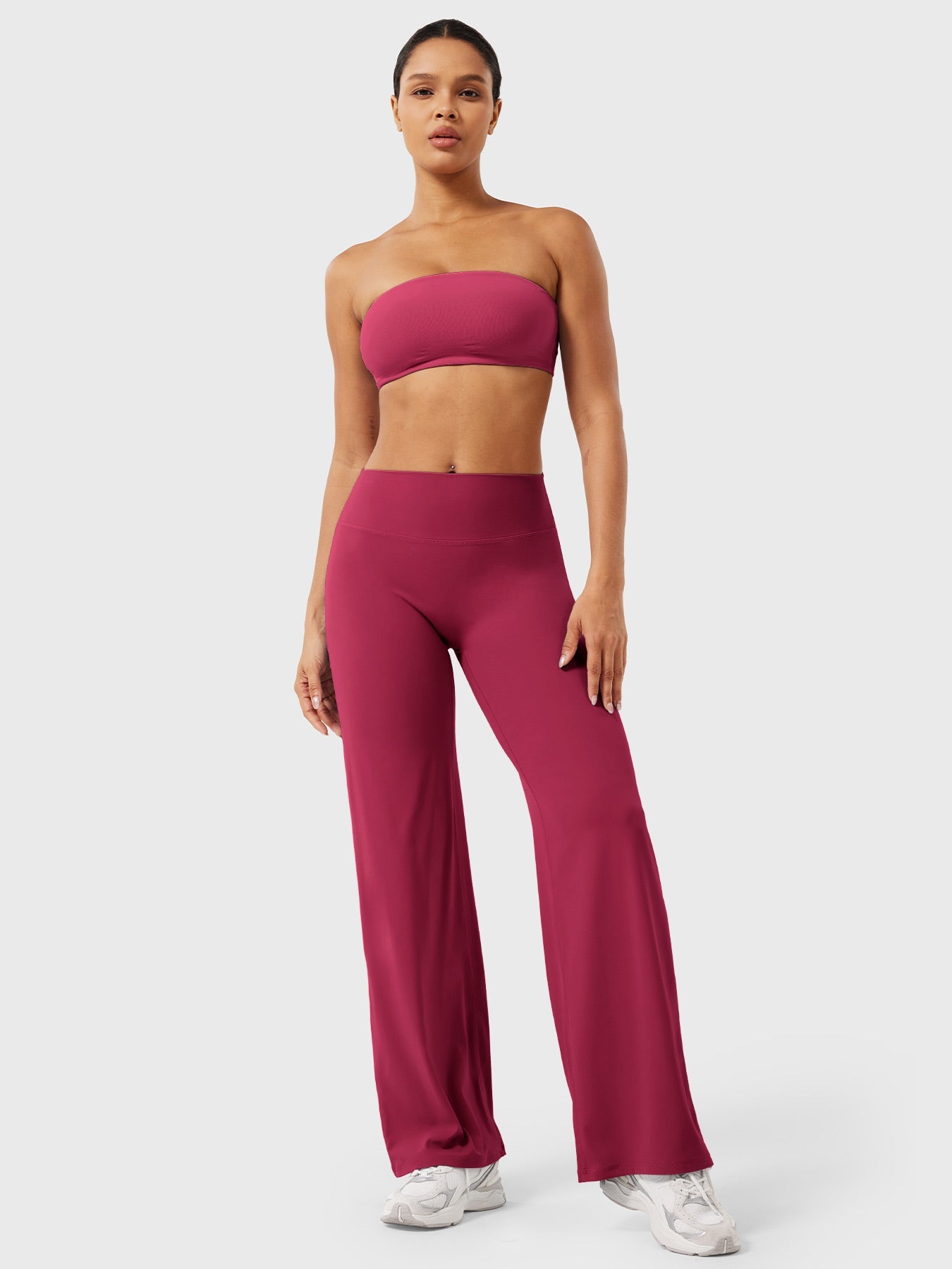Leggins con pierna recta