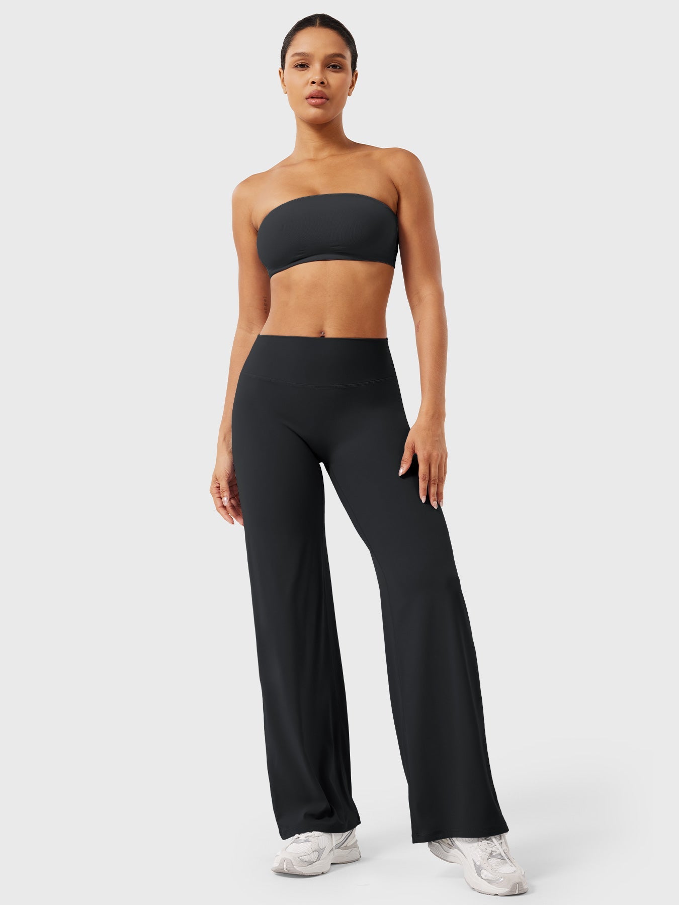 Leggins con pierna recta